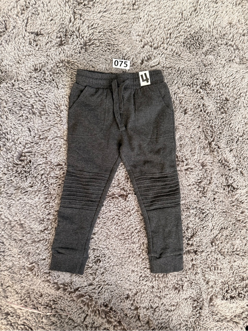 Cotton On Charcoal Ribbed Knee Joggers